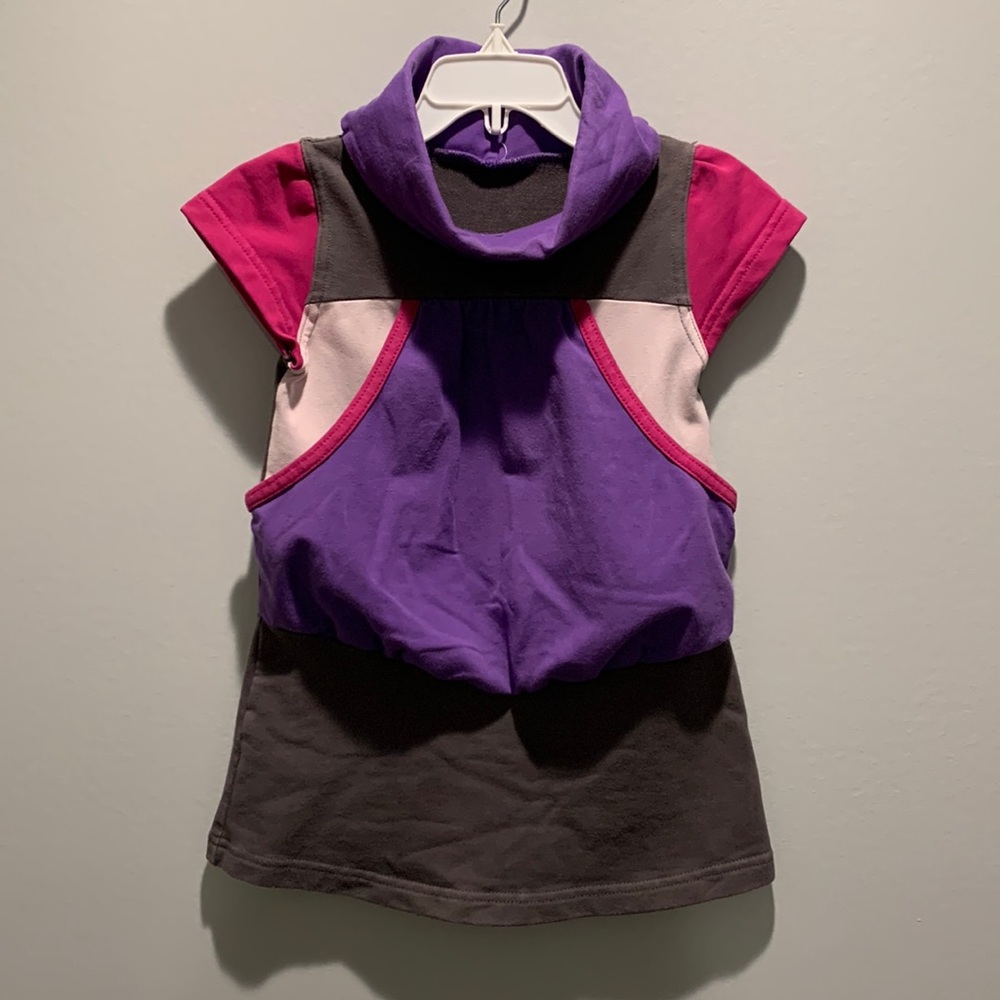 Peekaboo Beans colour block tunic dress. Size 2.
